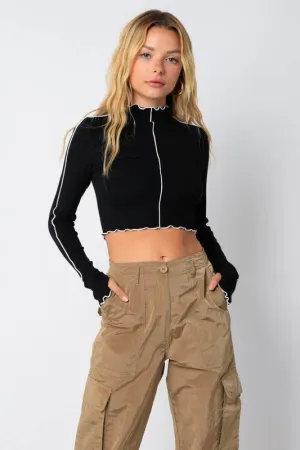 The Rhea top- Black