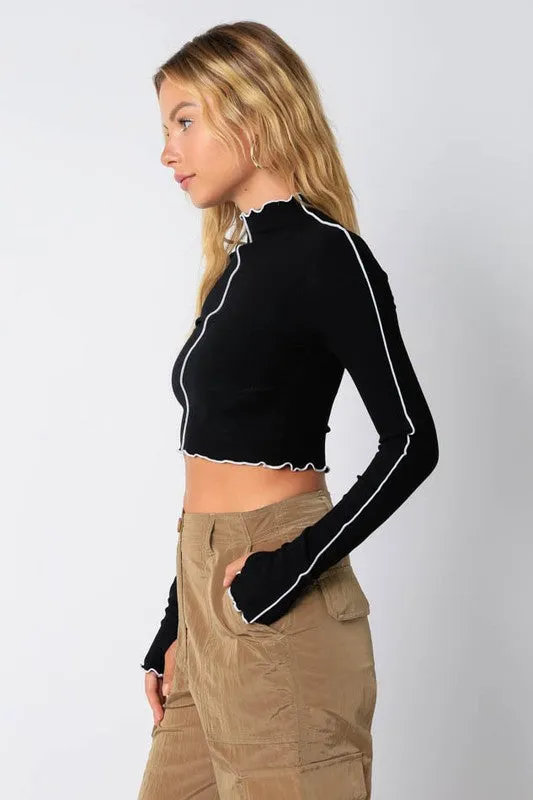 The Rhea top- Black