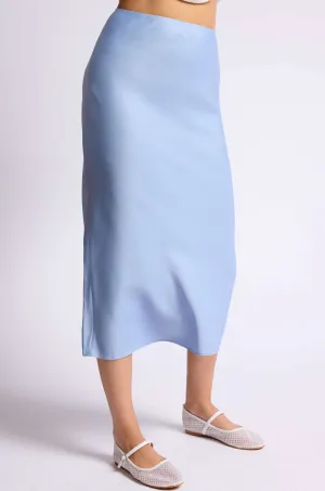 The Soleil Satin Midi