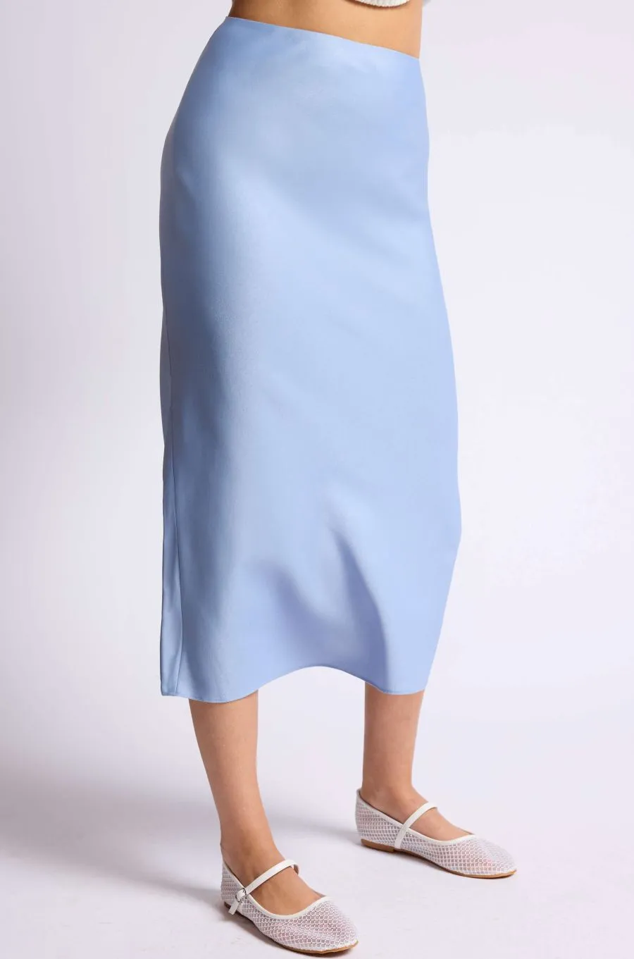 The Soleil Satin Midi
