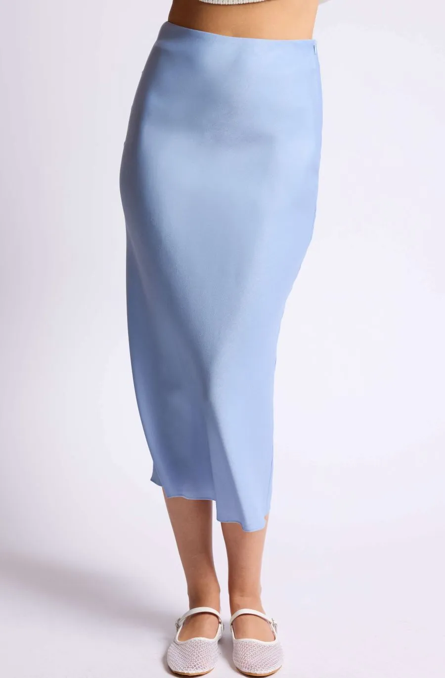 The Soleil Satin Midi