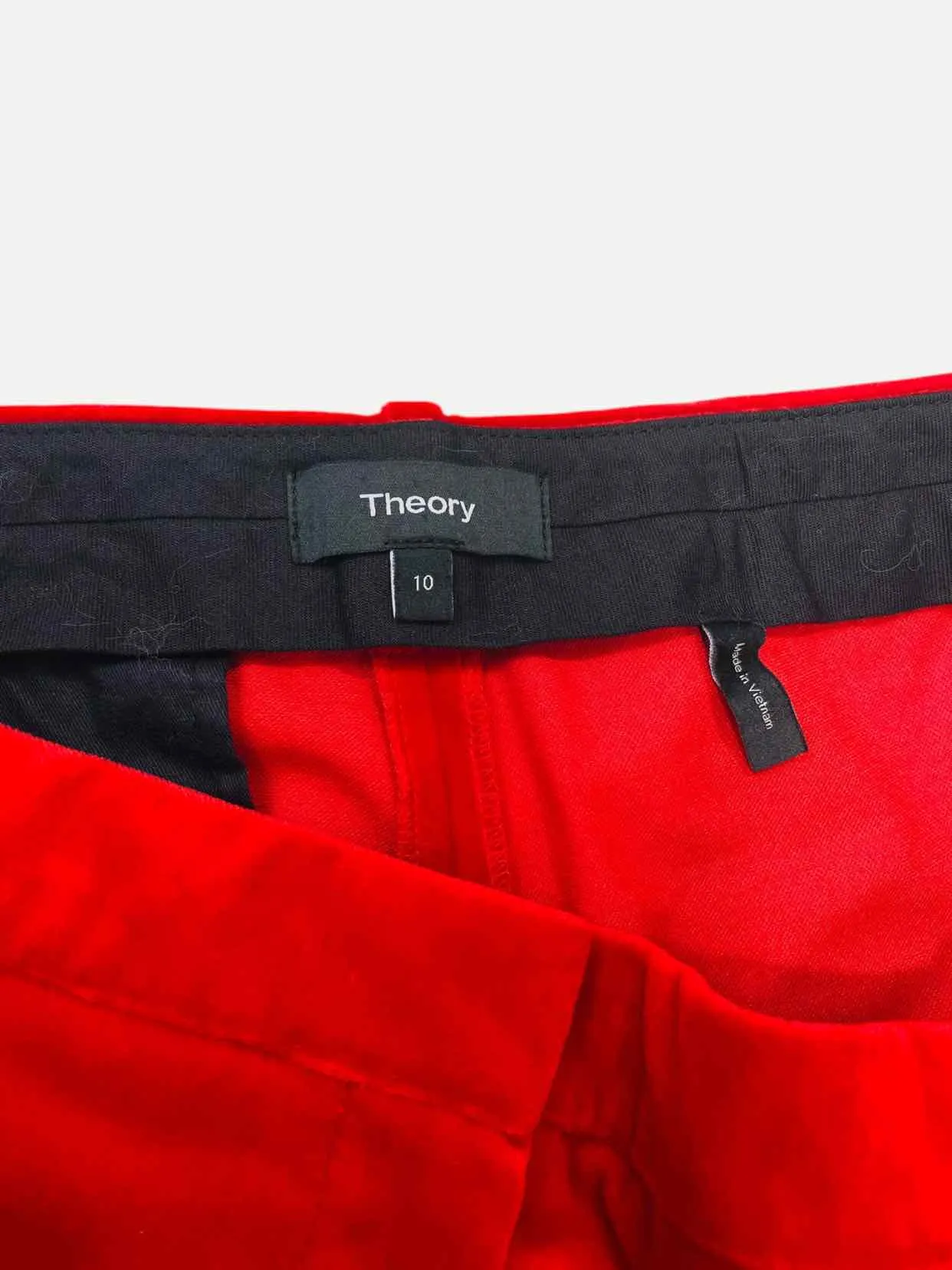 THEORY Tailored Red Pants US10