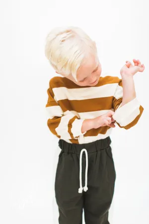 Thick Striped Sweatshirt