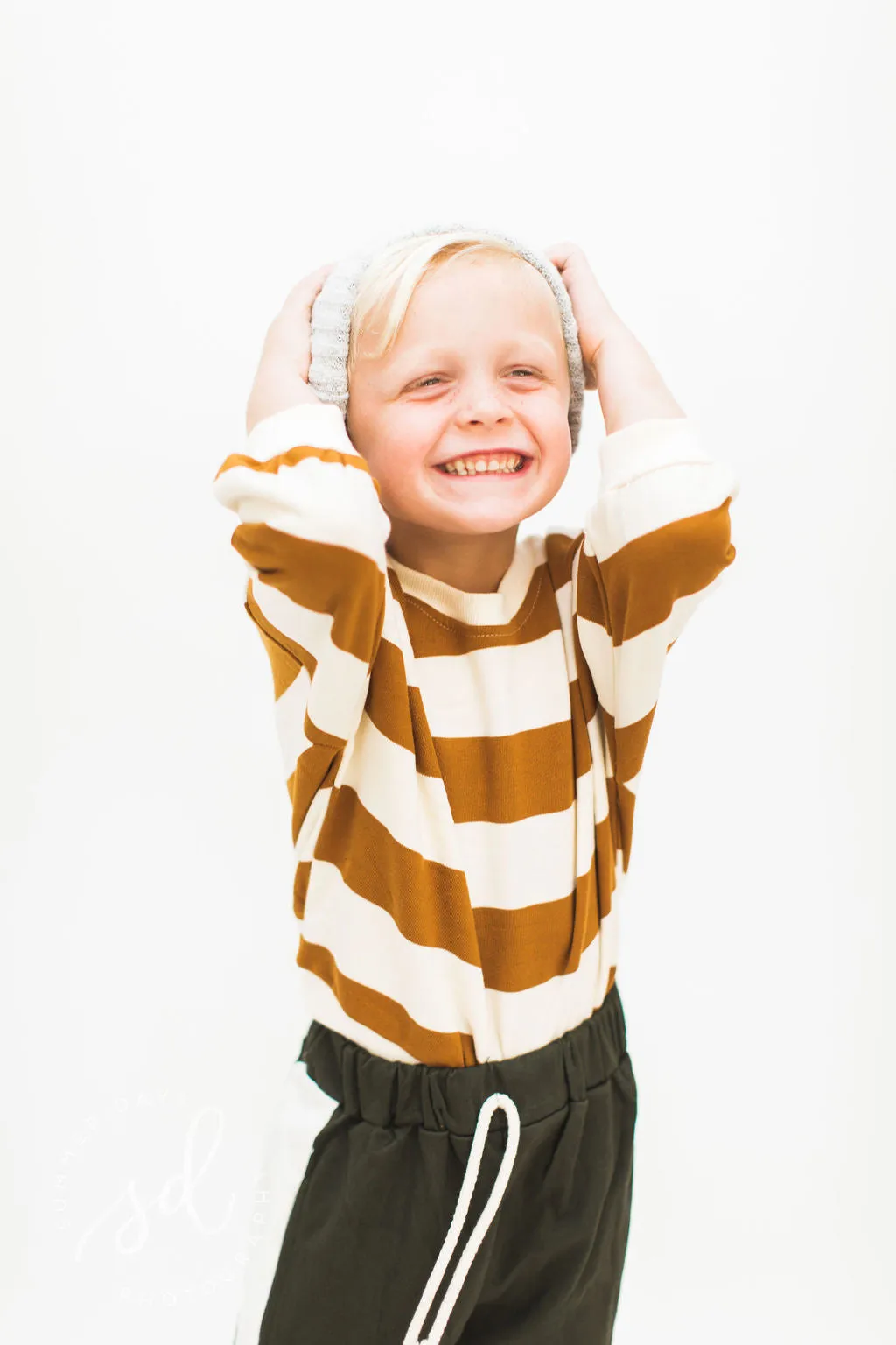 Thick Striped Sweatshirt