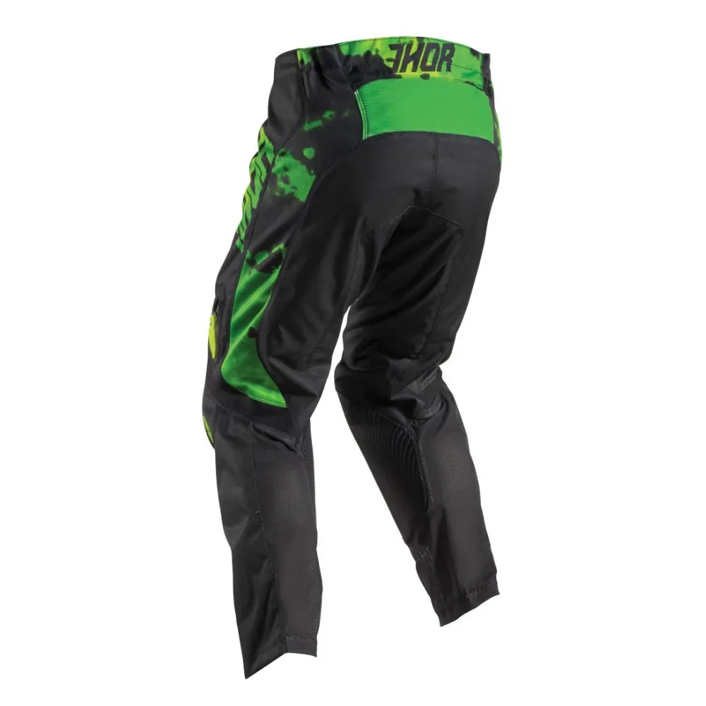 Thor Kids Pulse TyDy Lime/Black Pants