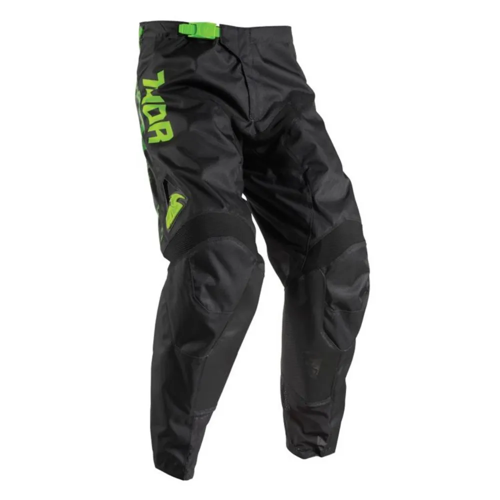 Thor Kids Pulse TyDy Lime/Black Pants