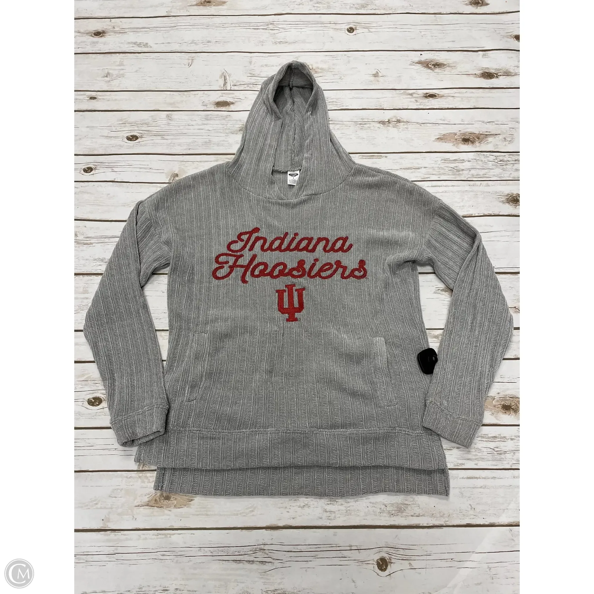 Top Long Sleeve By Concepts In Grey, Size: S