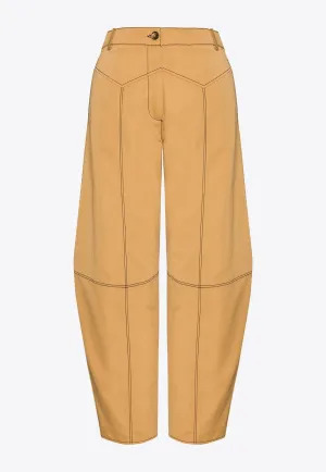 Topstitching Conic Pants