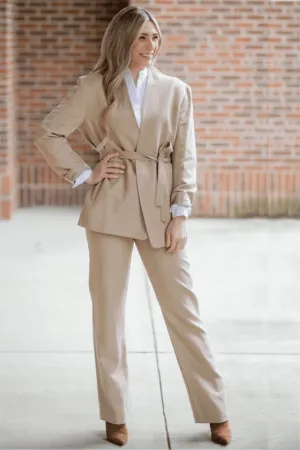 Twill Straight Leg Trouser