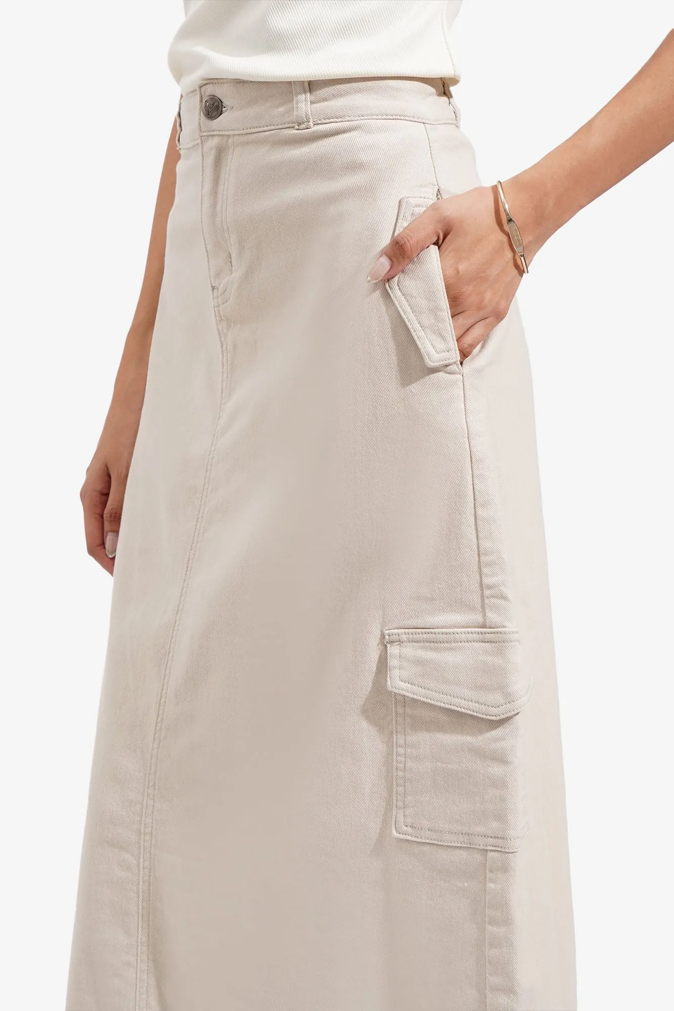 Utility Midi Skirt