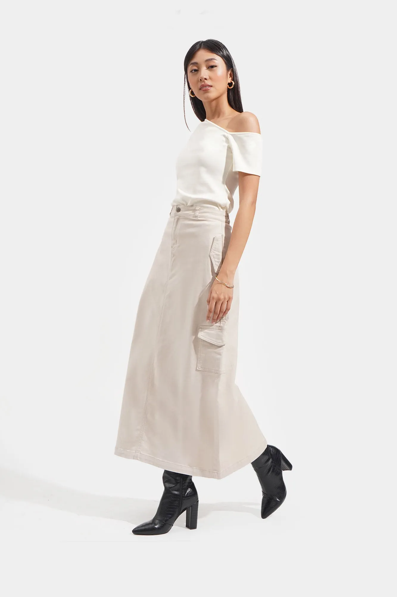 Utility Midi Skirt