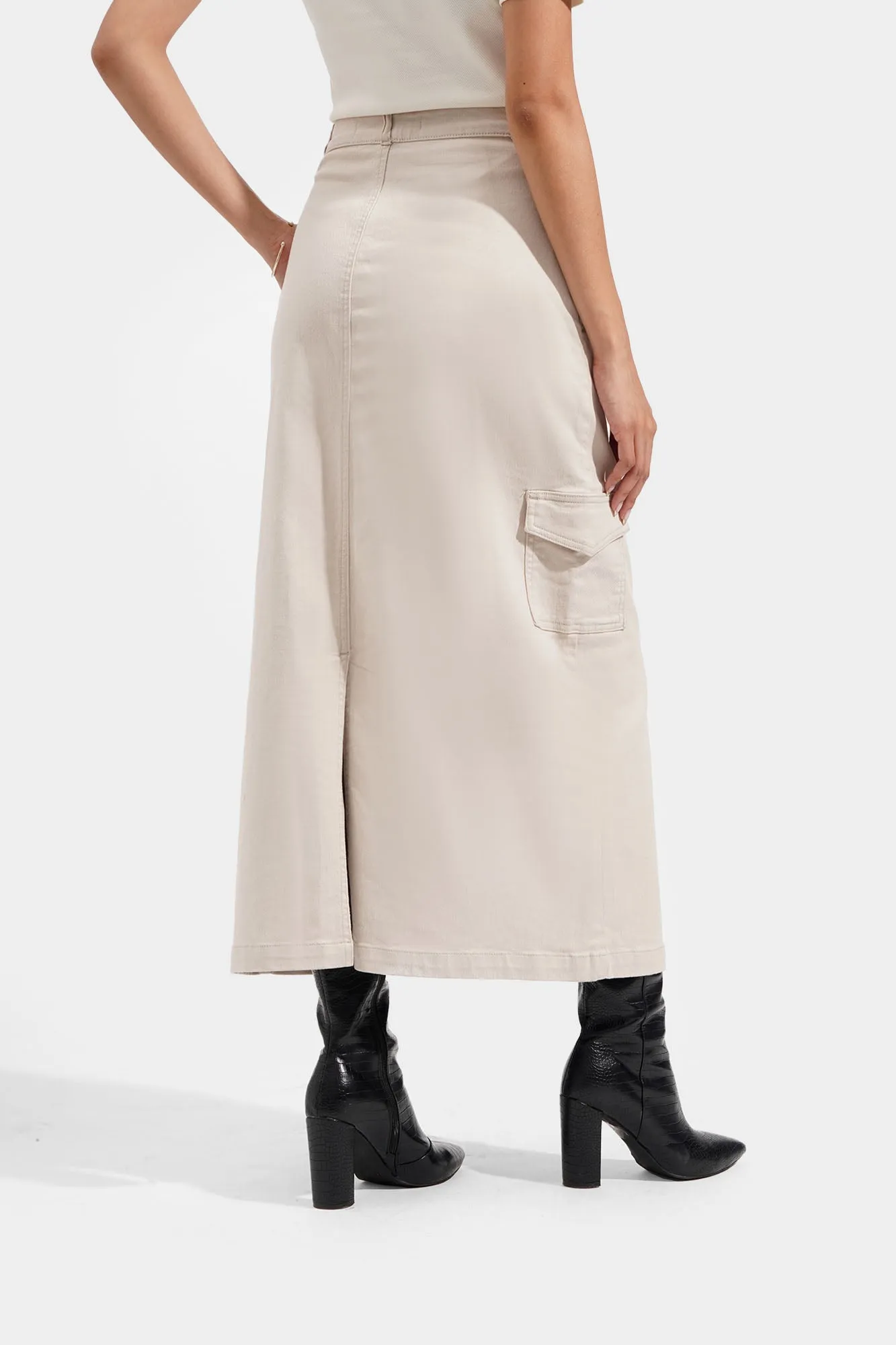 Utility Midi Skirt