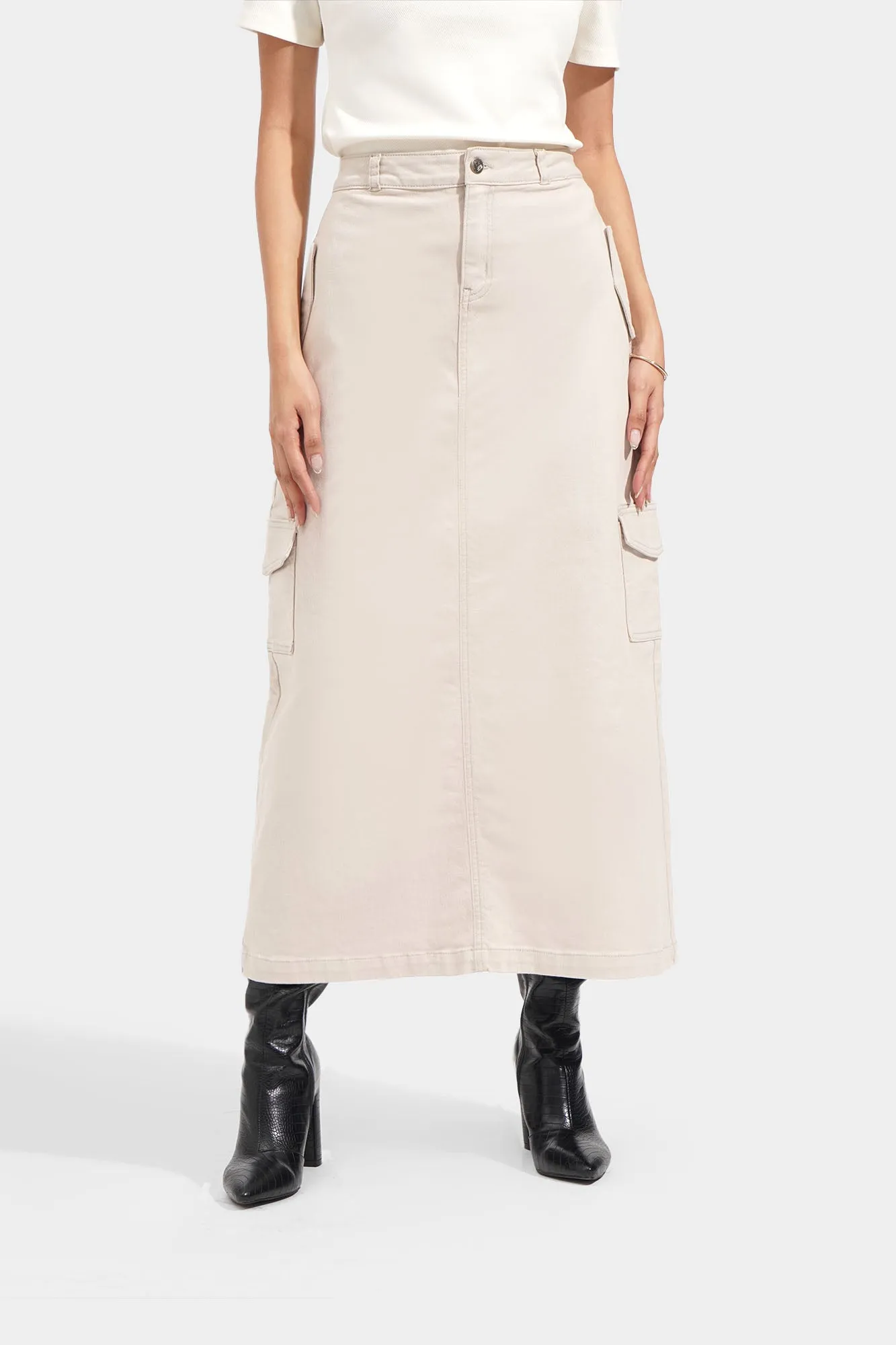 Utility Midi Skirt