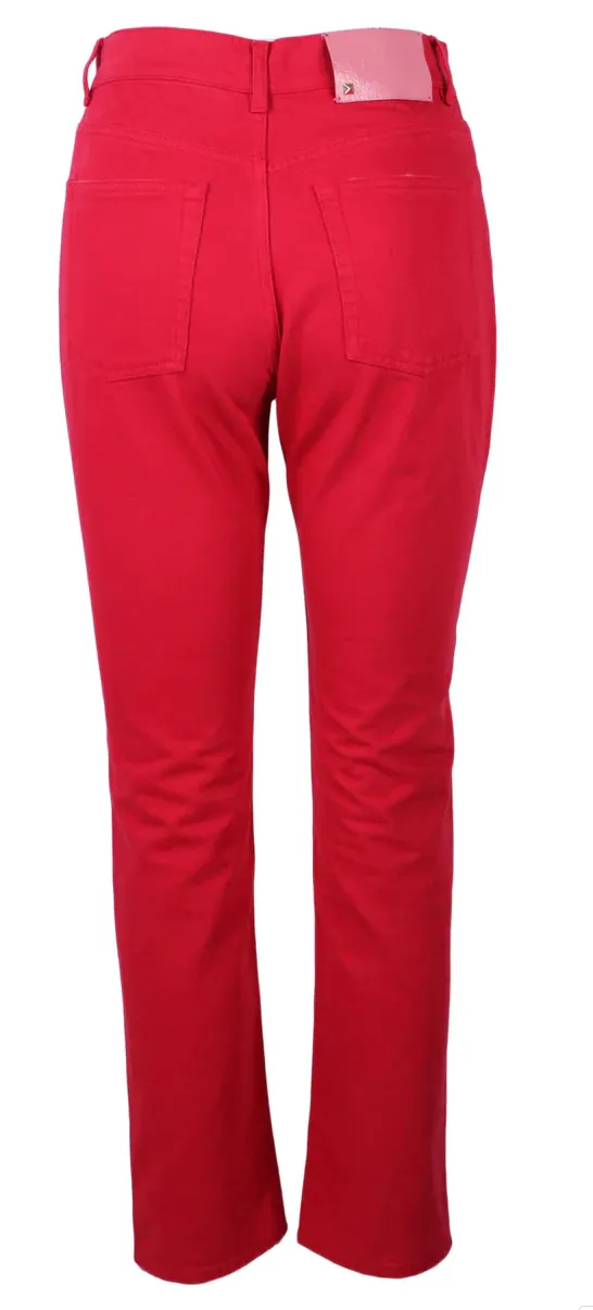 Valentino Red Denim Pants | 26
