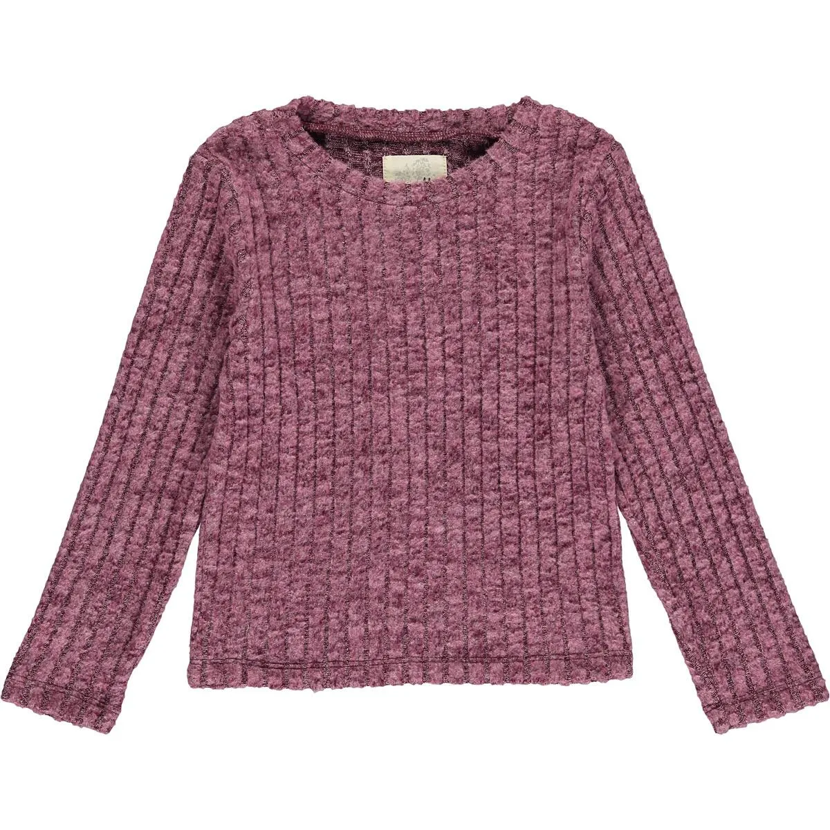 Vignette Maroon Nikki Ribbed Top