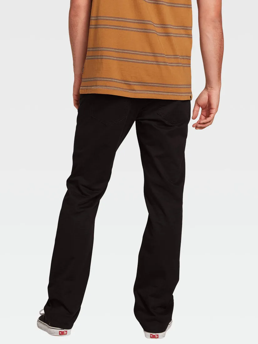 Volcom Solver Lite 5 Pocket Pant - Black - New