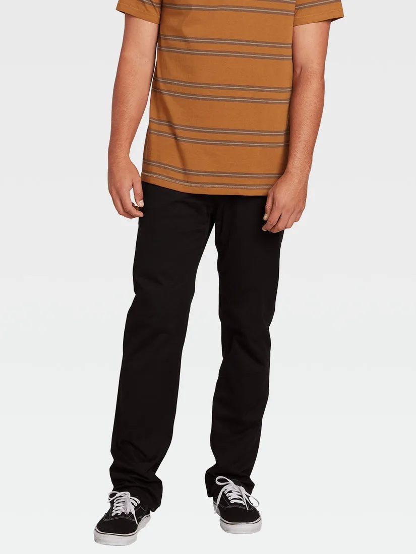 Volcom Solver Lite 5 Pocket Pant - Black - New