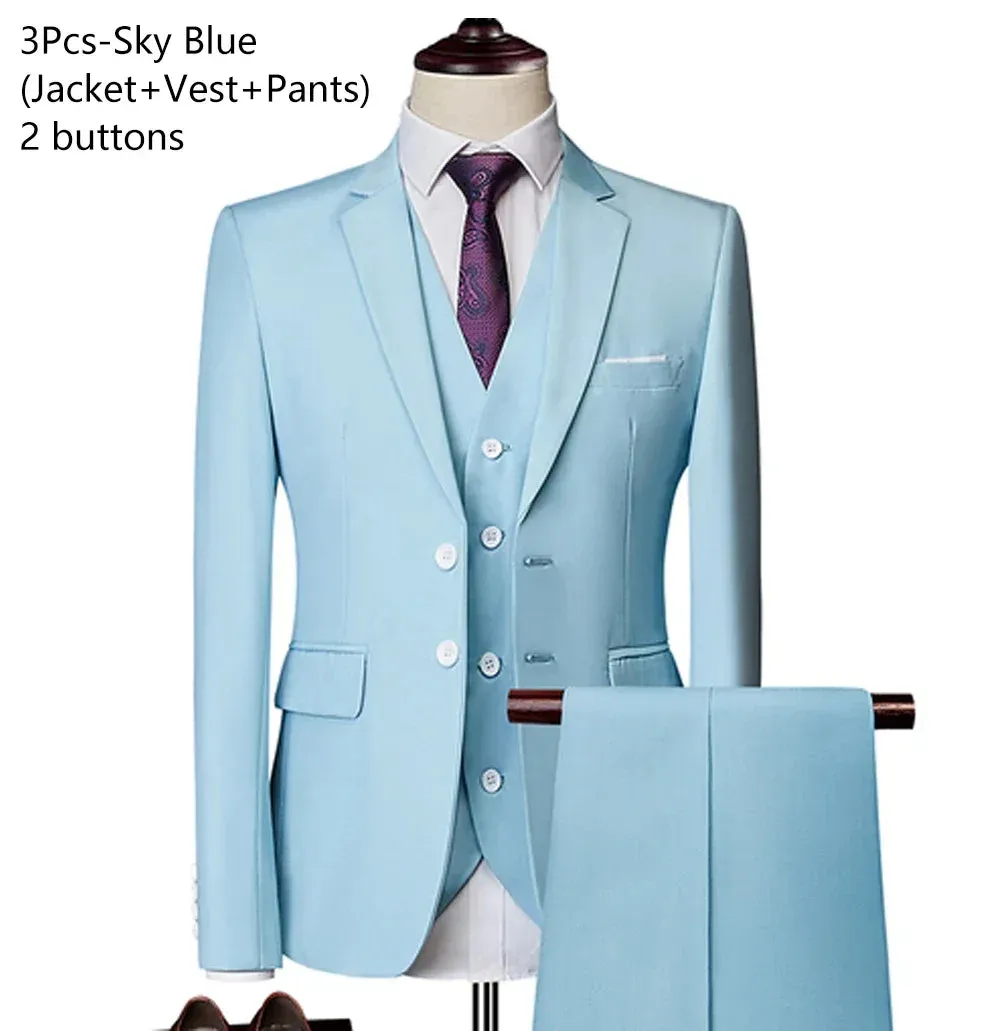 Wedding Blazer 2 Set Elegant Suit
