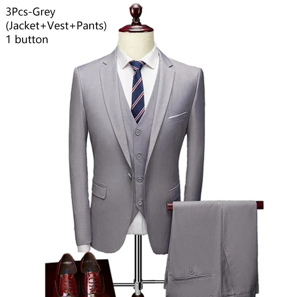Wedding Blazer 2 Set Elegant Suit