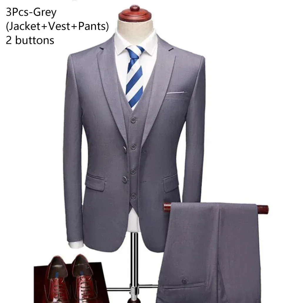 Wedding Blazer 2 Set Elegant Suit