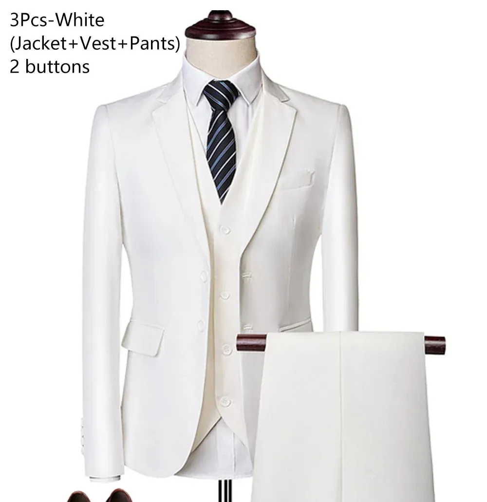 Wedding Blazer 2 Set Elegant Suit