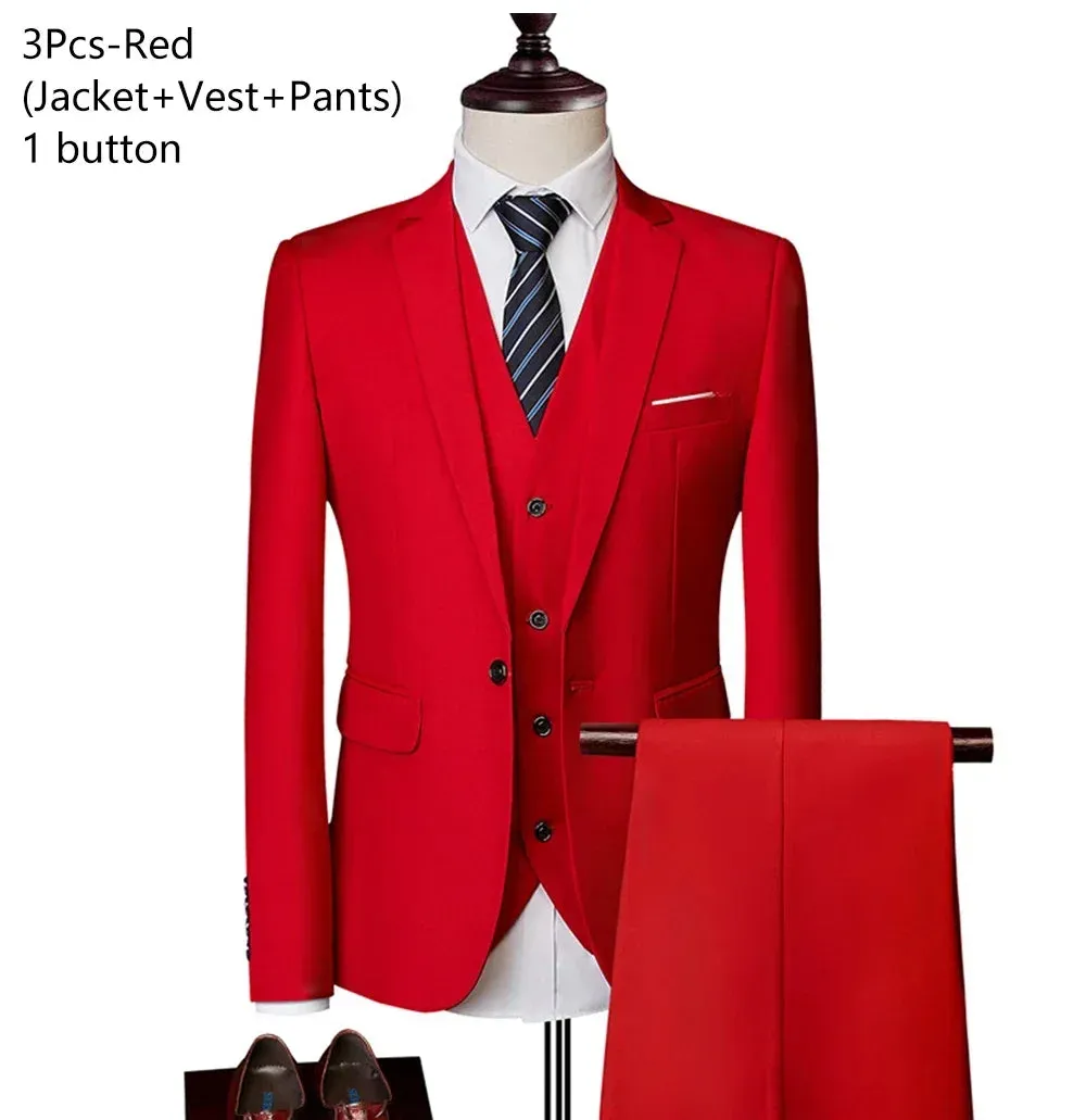 Wedding Blazer 2 Set Elegant Suit