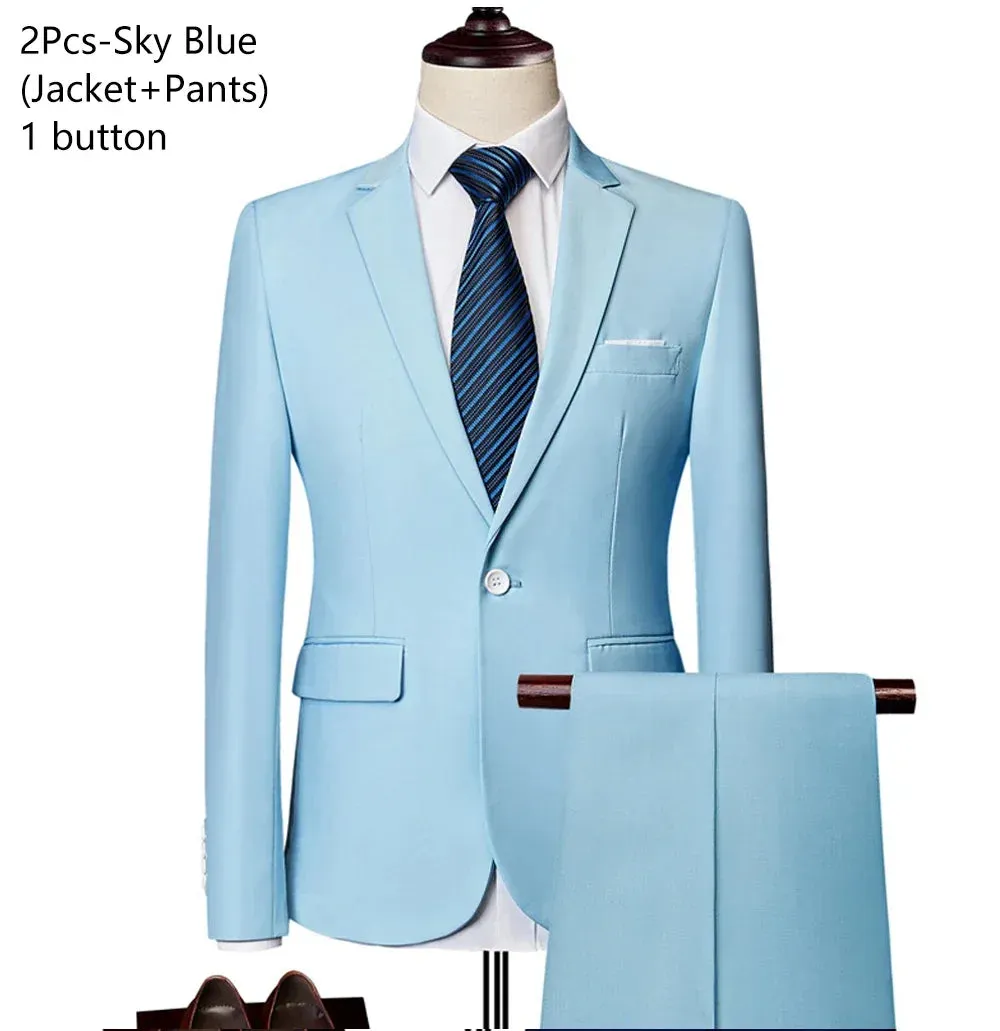 Wedding Blazer 2 Set Elegant Suit