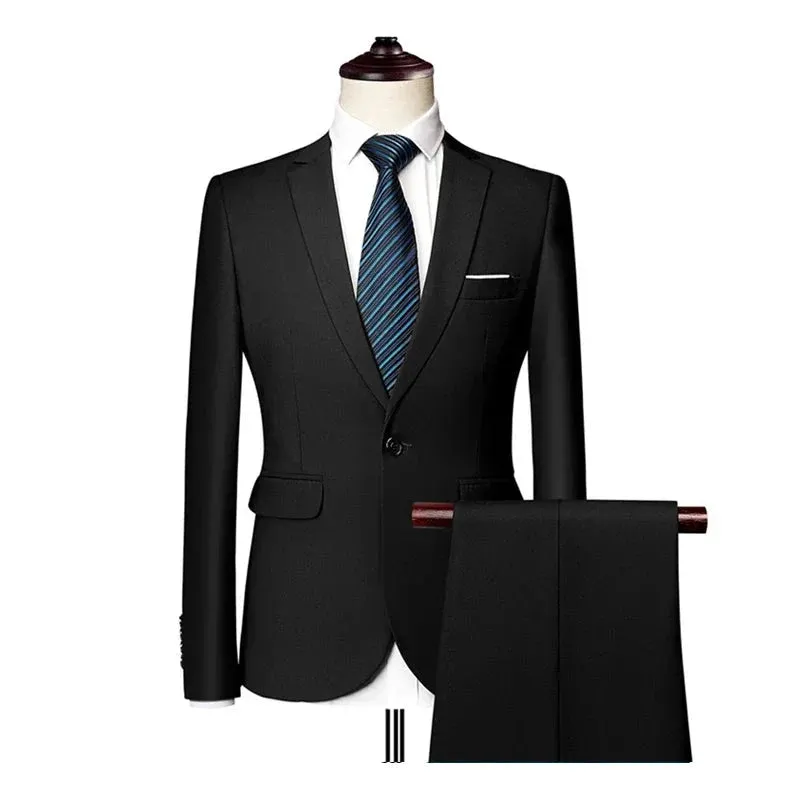 Wedding Blazer 2 Set Elegant Suit