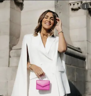 White Cape Blazer