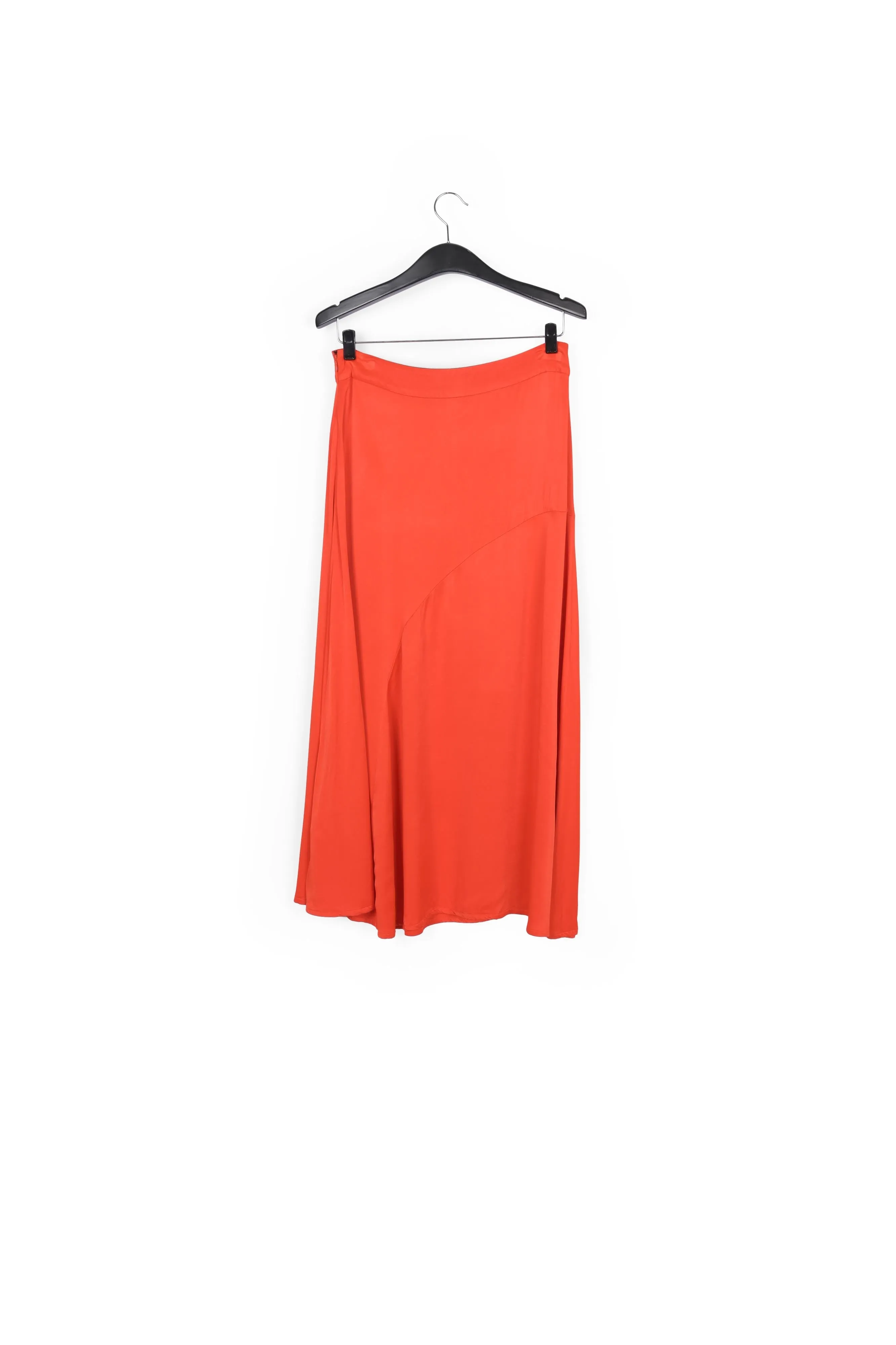 Wide midi skirt