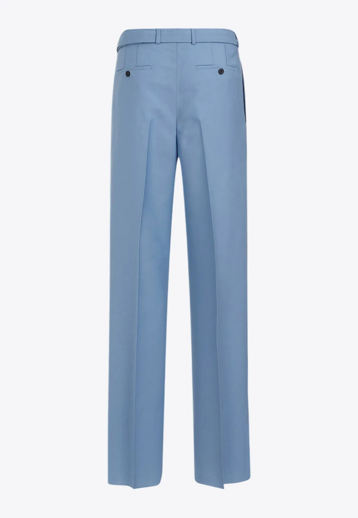Wool Straight-Leg Pants