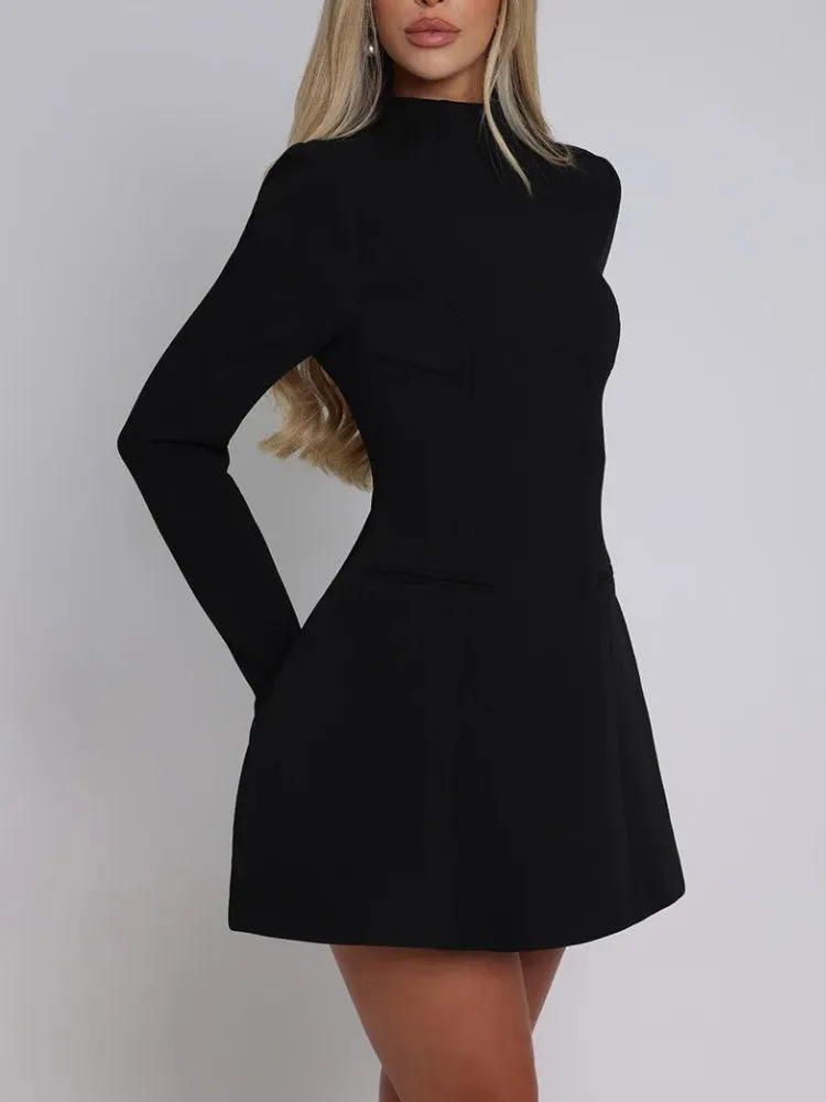 Y2K Open Back Mini Dress