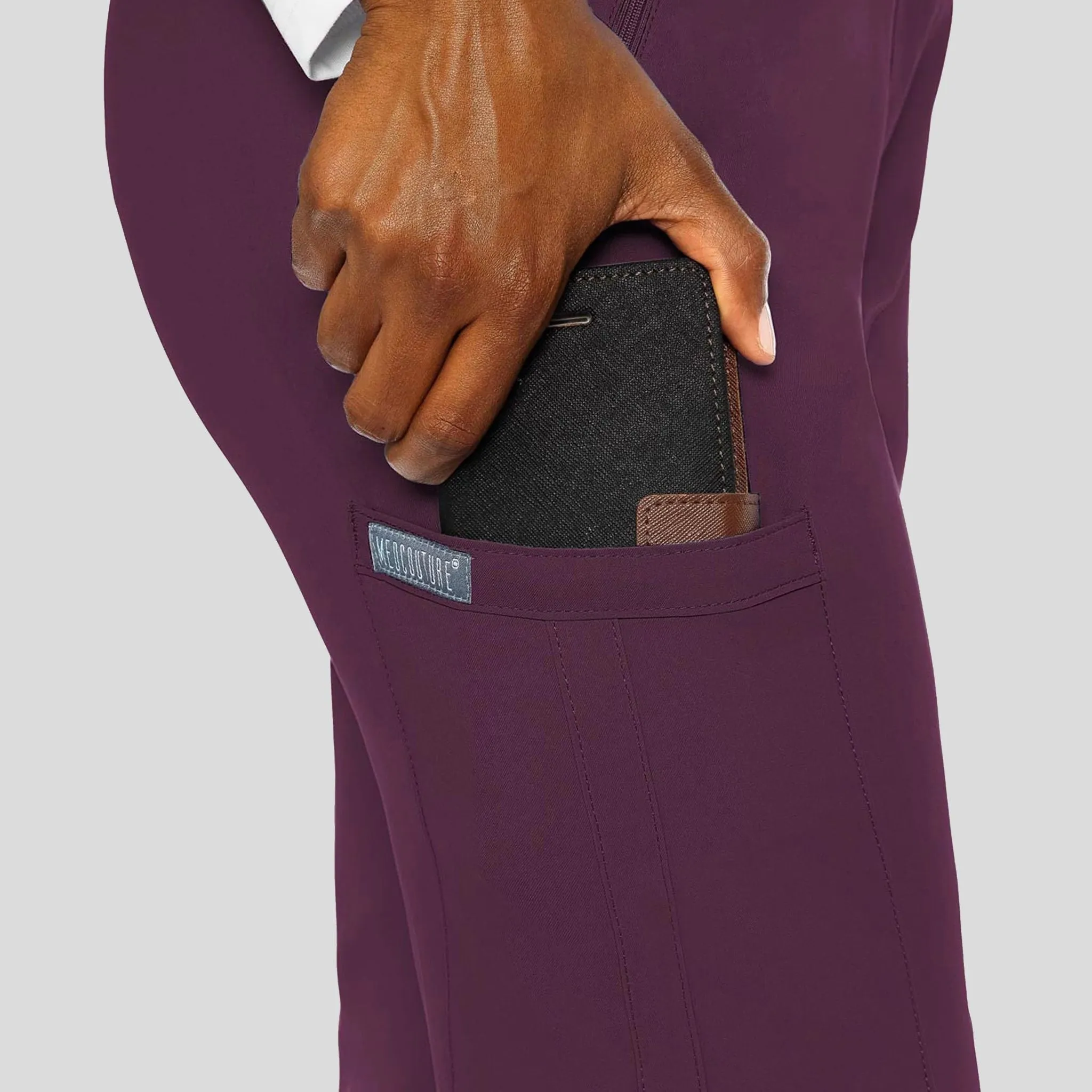 Zipper Pant | Wine