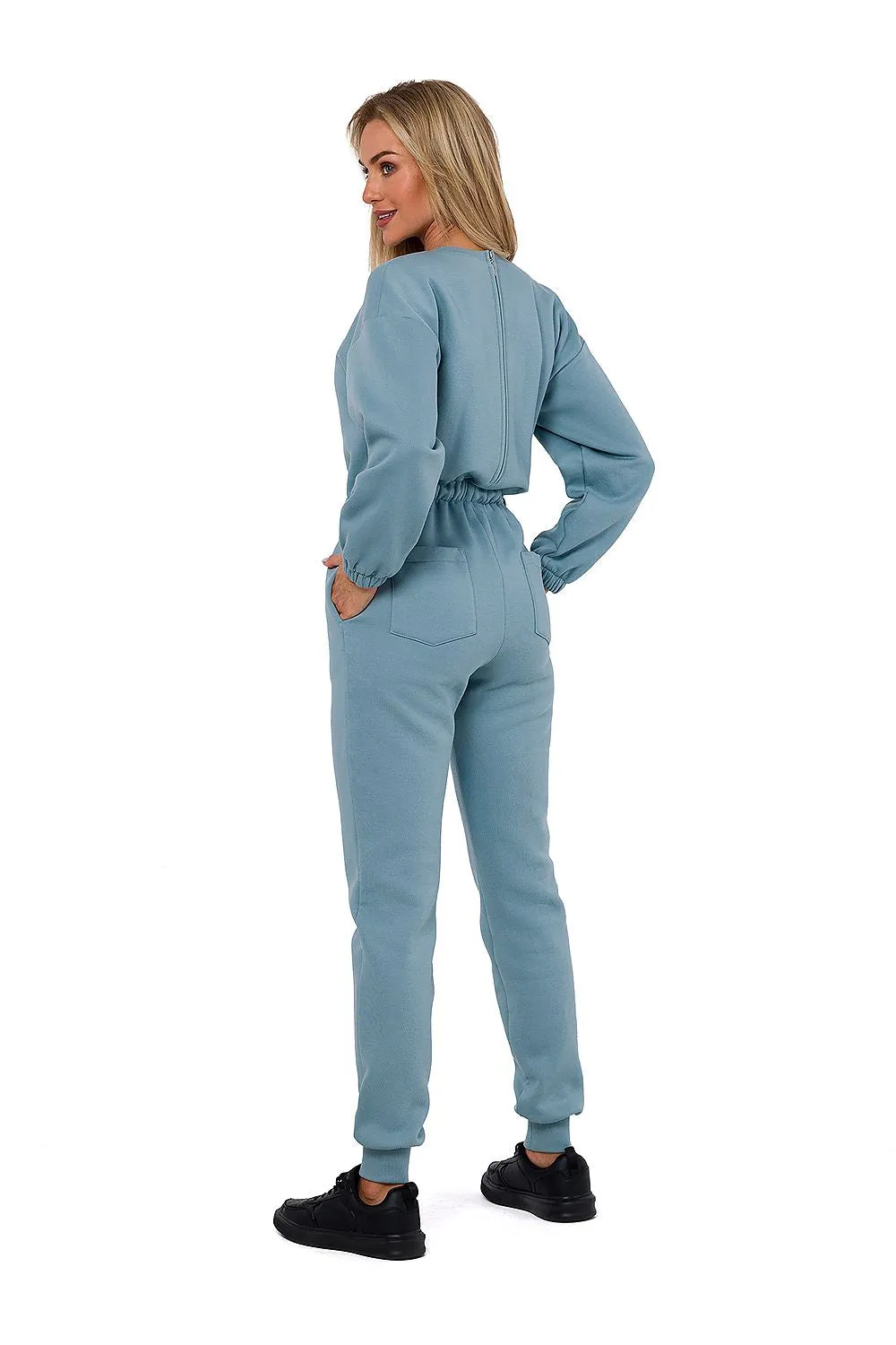 Zippered Tailored Long Sleeve Suit